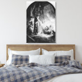 Der große Aufstieg des Lazarus Leinwanddruck (Insitu (Schlafzimmer))