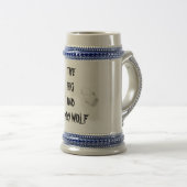 DER GROSSE BADRANDY WOLF BIERGLAS (VorderseiteRechts)