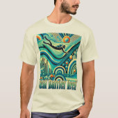 Der große Barrier Reef Retro Diving T - Shirt (Vorderseite)