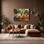 Der große Baum (1891) von Paul Gauguin Poster