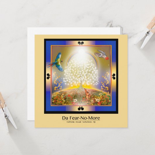 Der große Baum Karte (Vorderseite/Rückseite Beispiel)