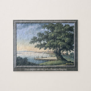 Der große Baum von Kingston mit Blick auf Philade Puzzle