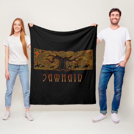 Der große BaumSamhain Fleecedecke (Beispiel)