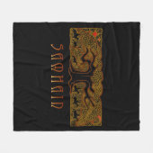 Der große BaumSamhain Fleecedecke (Vorderseite (Horizontal))