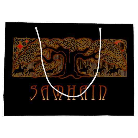 Der große BaumSamhain Große Geschenktüte (Rückseite)