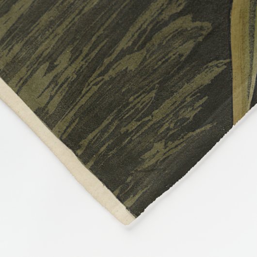 Der große Blaue Heron von Audubons Vögeln Amerikas Fleecedecke (Ecke)