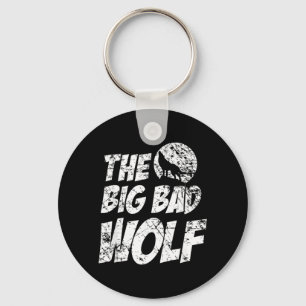 Der große böse Wolf-Shirt Lustig Süß Halloween Schlüsselanhänger