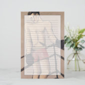 Der große Boxer Briefpapier (Stehend Vorderseite)