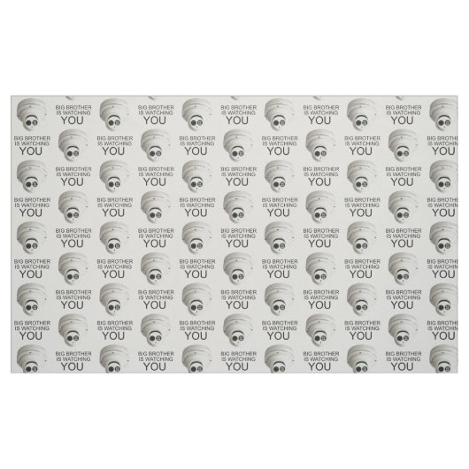 Der große Bruder beobachtet dich Stoff (Fat Quarter (45,7 x 55,9 cm))