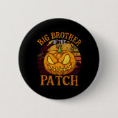 Der große Bruder der Familie Patch Halloween Button (Vorderseite)