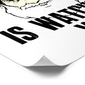 Der große Bruder, der Weihnachtsmann, beobachtet d Poster (Ecke)