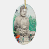 Der große Buddha in Kamakura FUJISHIMA TAKEJI Keramikornament (Rechts)