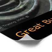 Der große Buddha in Kamakura Poster (Ecke)