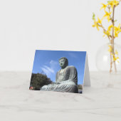Der Große Buddha: Kamakura, Japan Karte (Gelbe Blume)