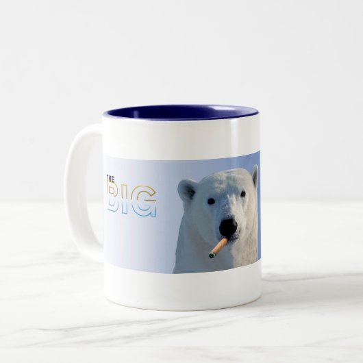 Der große Chef #1 Zweifarbige Tasse (Vorderseite Links)