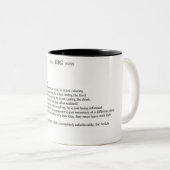 Der große Chef Zweifarbige Tasse (VorderseiteRechts)