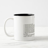 Der große Chef Zweifarbige Tasse (Links)