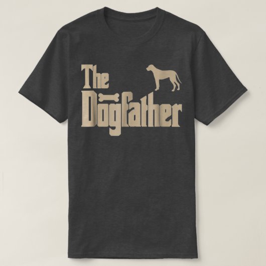 Der große Dane Hund liebt die Dogvaters Men T-Shirt (Design vorne)