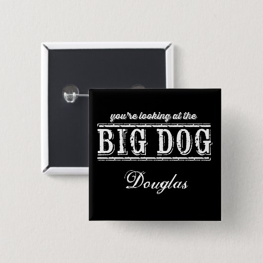 Der große Dogenknopf Button (Vorne & Hinten)