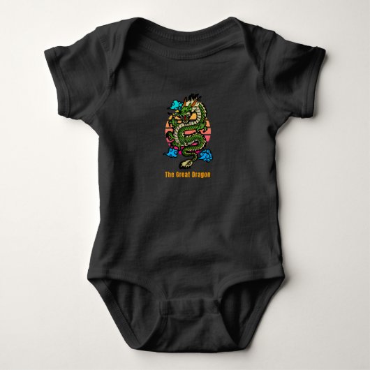 Der große Drache Baby Strampler (Vorderseite)