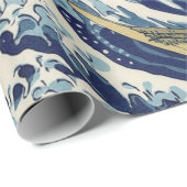 Der große Drohnenschwung von Kanagawa Geschenkpapier (Rolleneckpunkt)