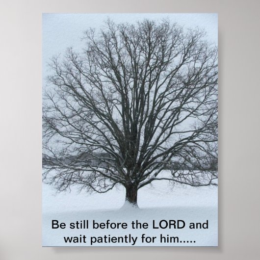 Der große Eichenbaum Poster (Vorne)