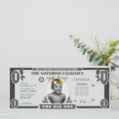 Der große EinDollar-Schein, Fake-Geld Einladung (Stehend Vorderseite)
