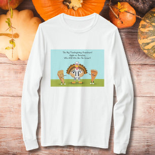 Der große Erntedank, der Kürbis und Apfel T-Shirt
