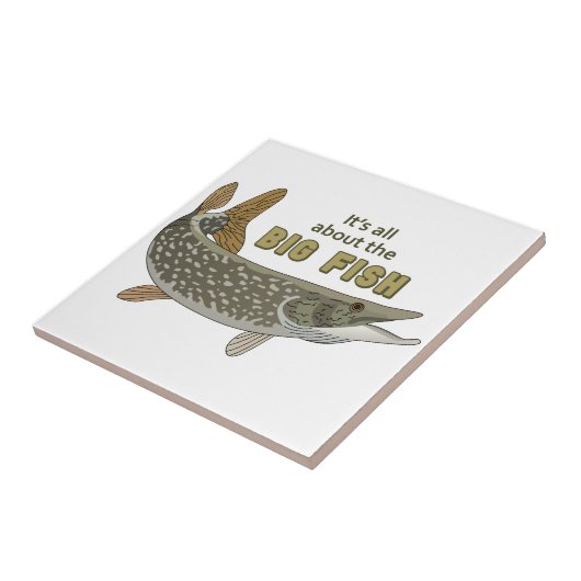 Der große Fisch Fliese (Seite)