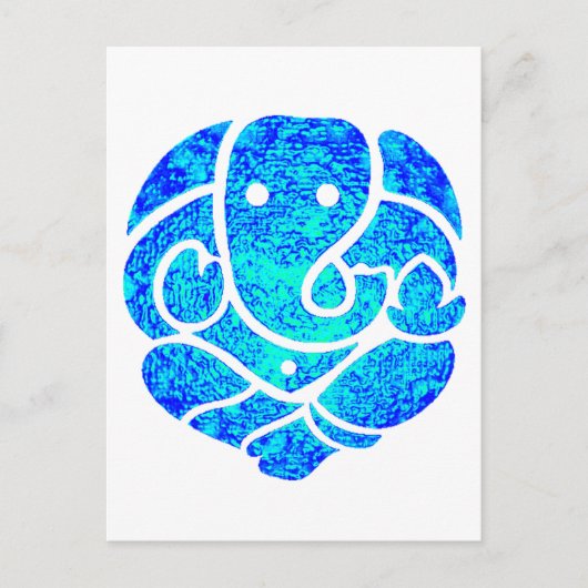 DER GROSSE GANESH POSTKARTE (Vorderseite)
