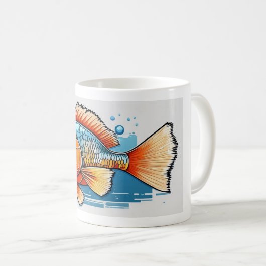 Der große Goldfisch Kaffeetasse (VorderseiteRechts)