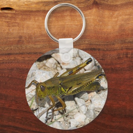 der Große Grasshopper! Schlüsselanhänger (Vorderseite)
