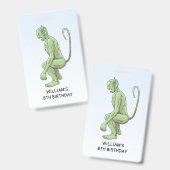 Der große grüne Goblin zum Geburtstag Ausweis (Vorder- & Rückseite)
