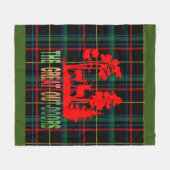 Der große grüne Tartan im Freien Kariert Fleecedecke (Vorderseite (Horizontal))