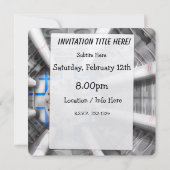 Der große Hadron-Collider Einladung (Rückseite)