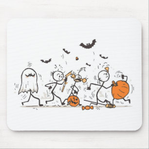 Der große Halloween-Süßigkeiten-Kampf – Verspielte Mousepad