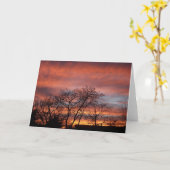 Der große Himmel Karte (Gelbe Blume)