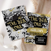 Der große Hip Hop 1. Geburtstag Einladung