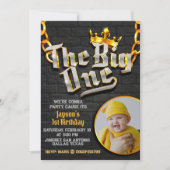 Der große - Hip Hop mit Foto Einladung (Vorderseite)