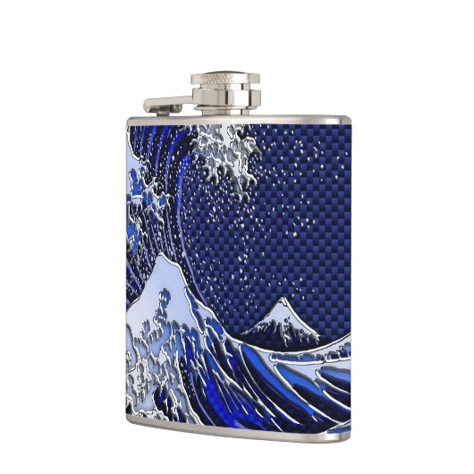 Der große Hokusai Wave Chrome Carbon sieht aus Flachmann (Links)