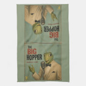 Der große Hopper: eine Parodie Geschirrtuch (Vertikal)