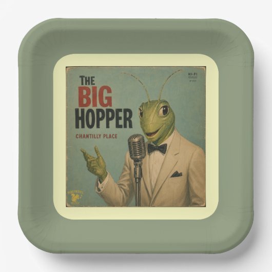 Der große Hopper: Eine Parodie Pappteller (Vorderseite)