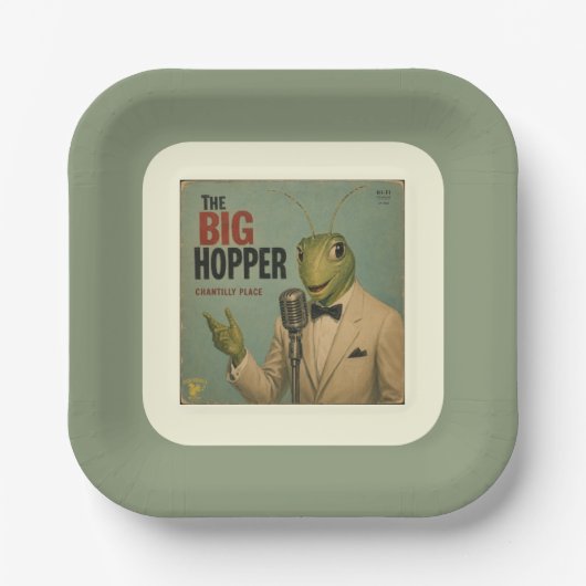 Der große Hopper: eine Parodie Pappteller (Vorderseite)