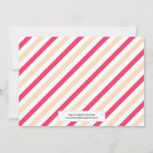 DER GROSSE IN PINK | ERSTER GEBURTSTAG EINLADUNG (Rückseite)