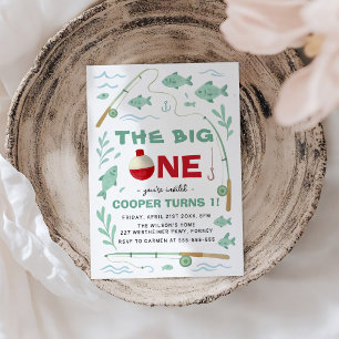 Der große Junge zum ersten Geburtstag Einladung