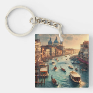 Der Große Kanal in Venedig Italien Reise Schlüsselanhänger