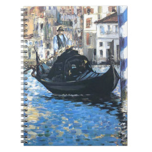 Der große Kanal von Venedig Edouard Manet Drawstr Notizblock