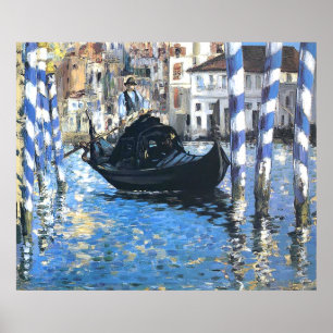 Der große Kanal von Venedig Edouard Manet Poster