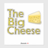 Der große Käse Aufkleber (Blatt)