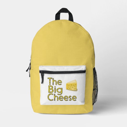 Der große Käse Bedruckter Rucksack (Vorderseite)